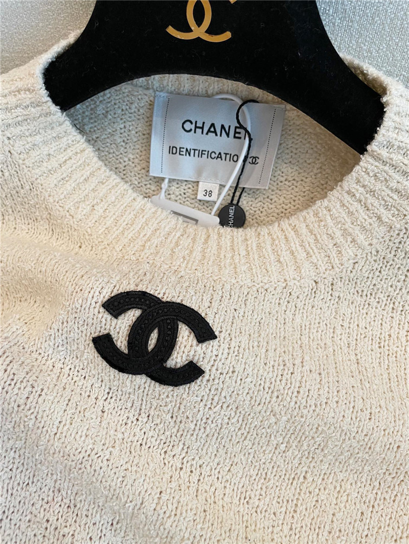 Ch**el mid-century short-sleeved cheap designer replica clothes