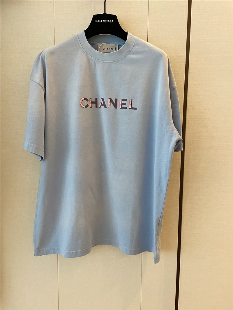 Ch**el loose fit short sleeve replica designer clothes