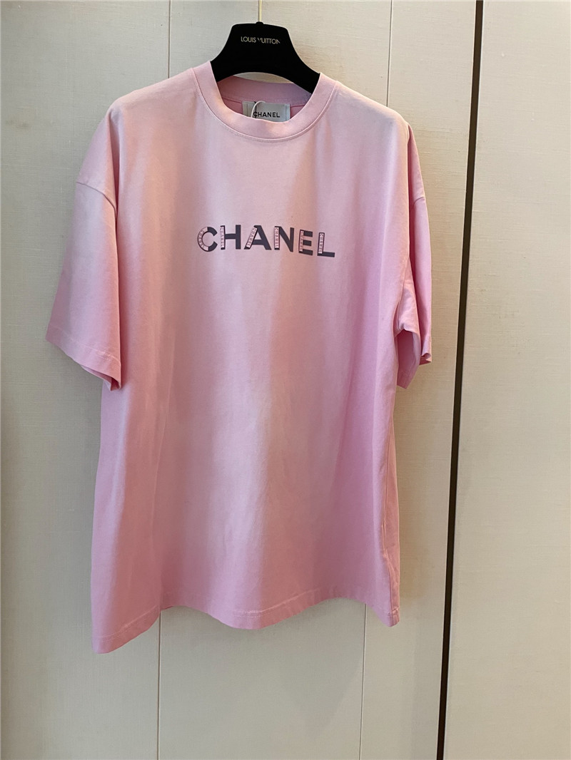 Ch**el loose fit short sleeve replica designer clothes