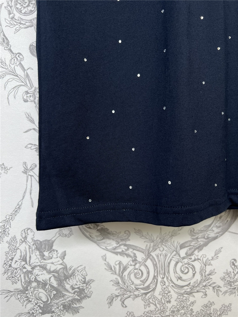 D10r lucky star embroidered t-shirt replica d&g clothing