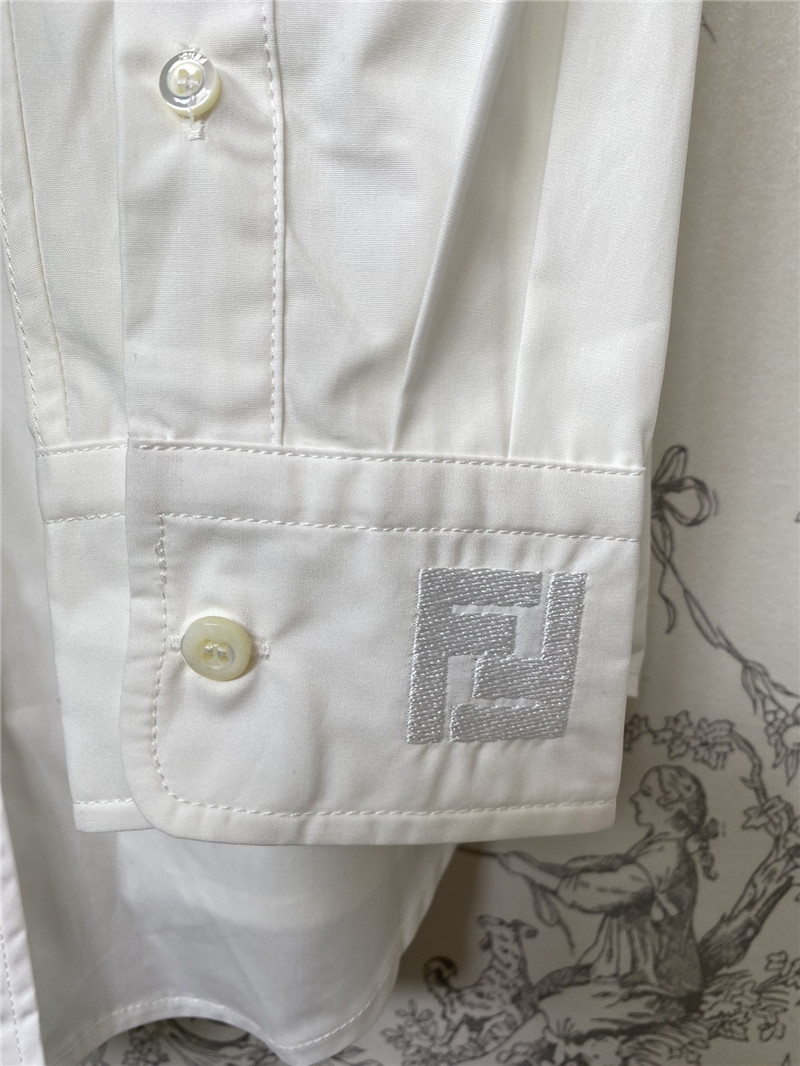 F**di stand collar shirt replica d&g clothing
