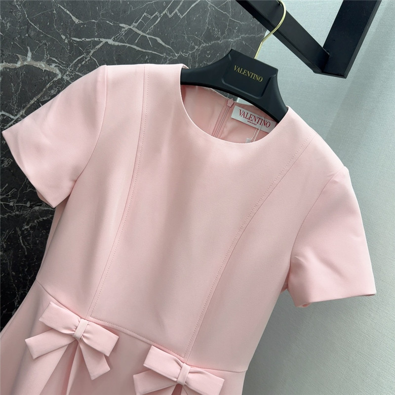 Va1e*ntin0 bow embellished dress cheap replica designer clothes