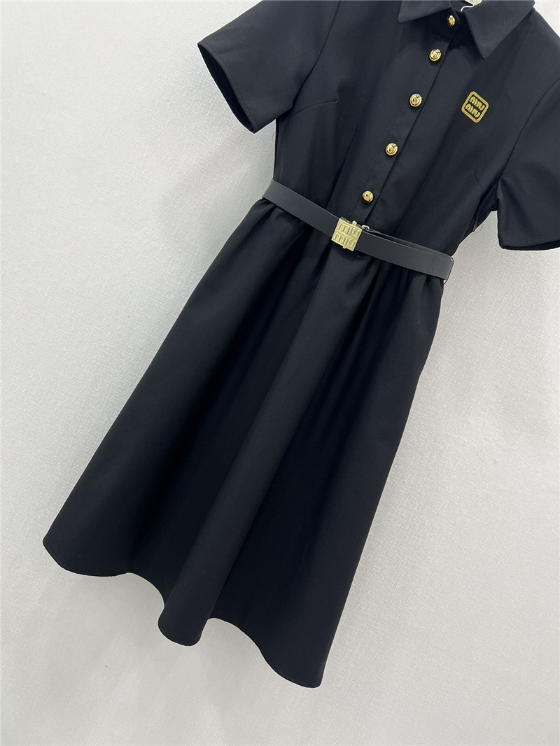 M1um1u new lapel dress replica clothing sites