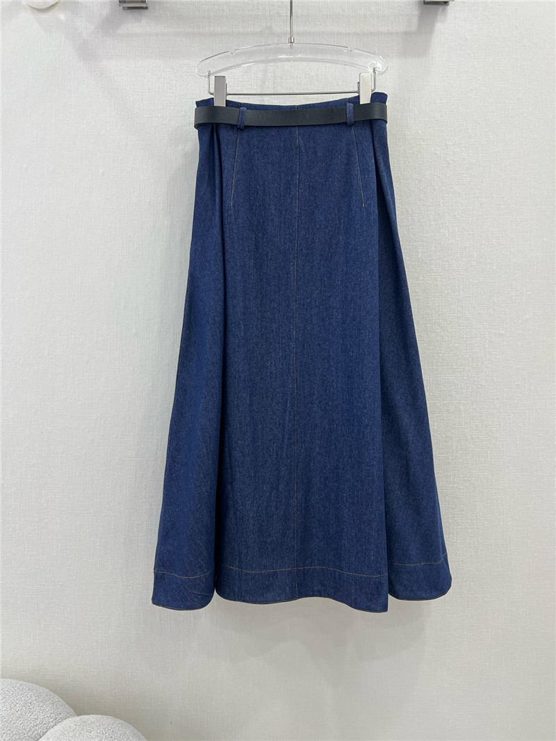 Va1e*ntin0 new denim skirt cheap replica designer clothes