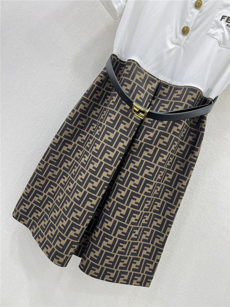 F**di lapel dress replica clothing sites