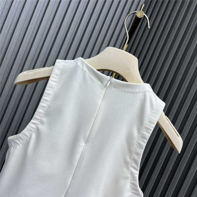 M1um1u fashionable slim fit short vest replica clothes