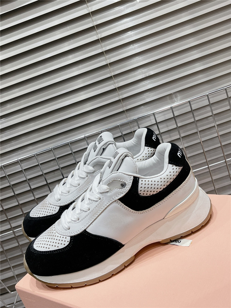 Miu Miu Women’s Platform Low Top Sneakers
