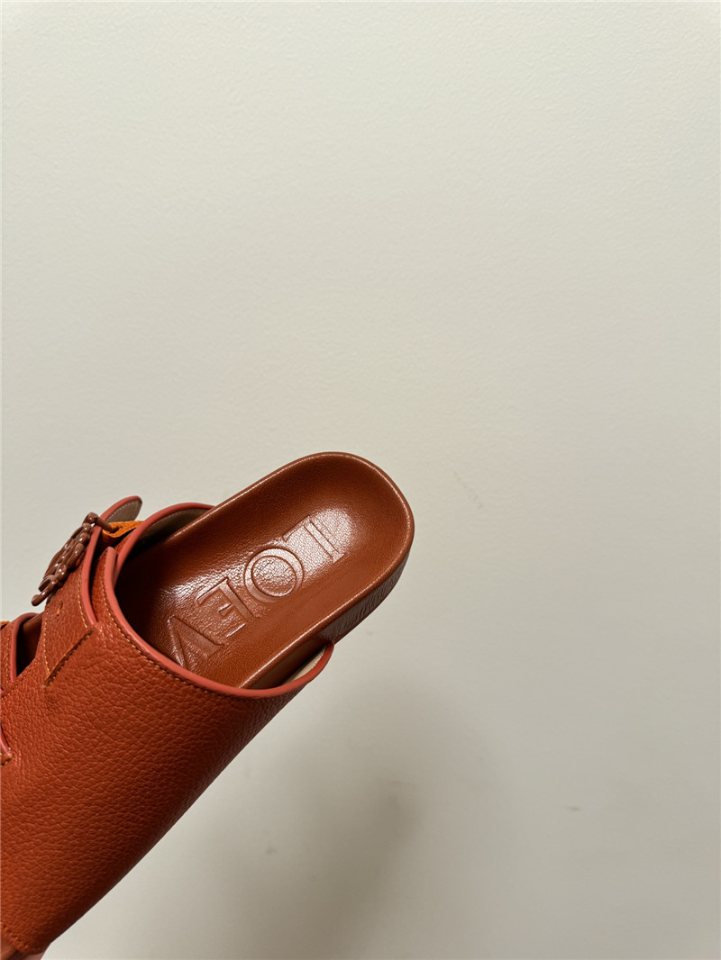 L0ew* new leather slippers for couples