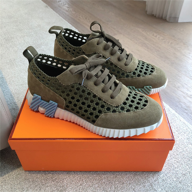 H**me5 women’s green bouncing sneakers
