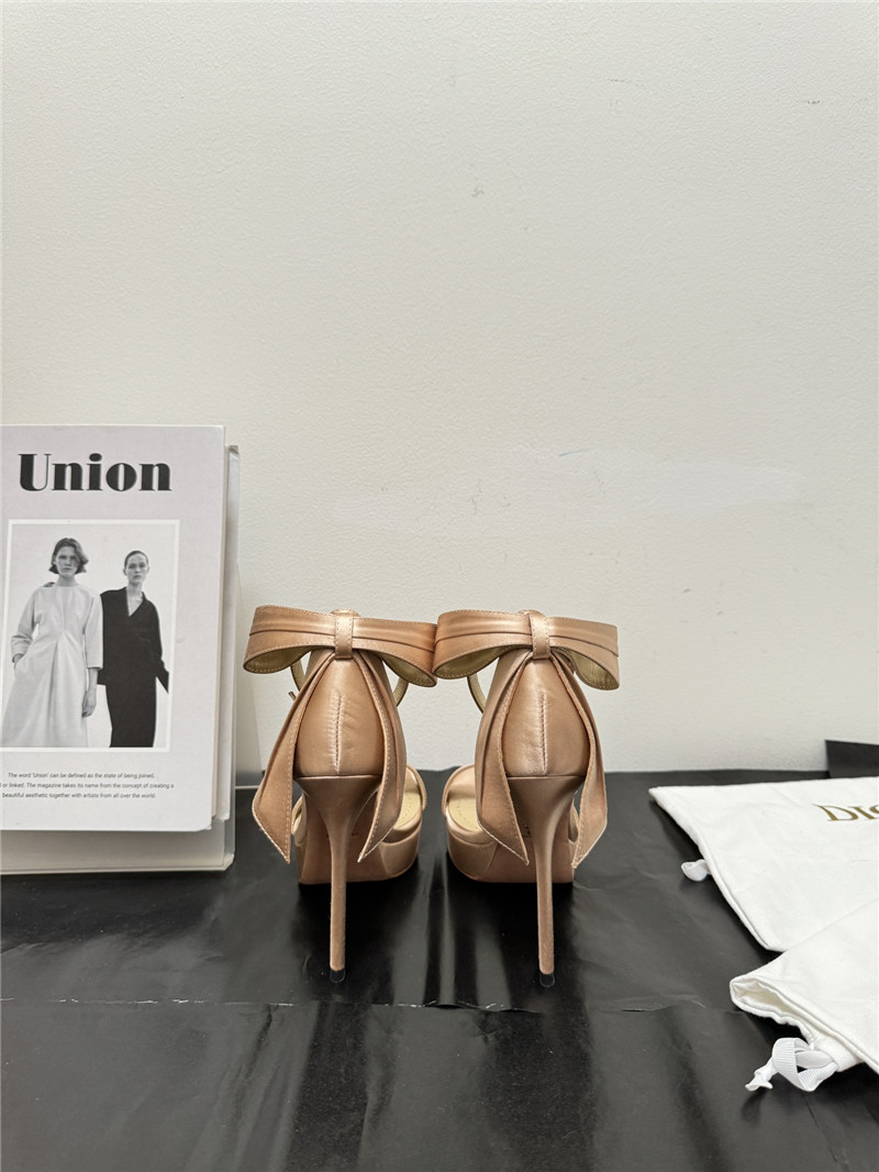 d10r bow platform high heels Marg*e1a replica shoes
