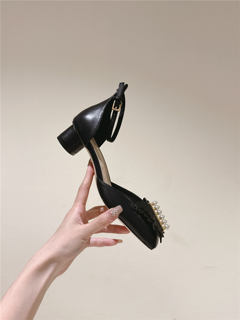 D10r electric embroidery high heels replica designer shoes