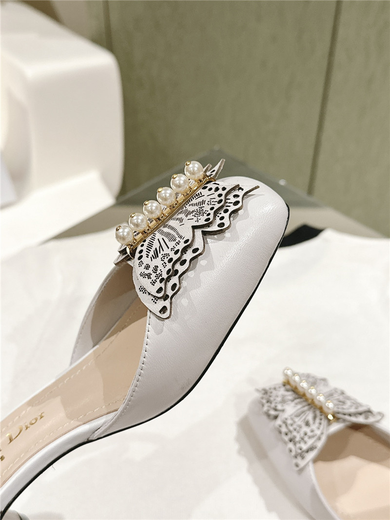 D10r electric embroidery high heels replica designer shoes
