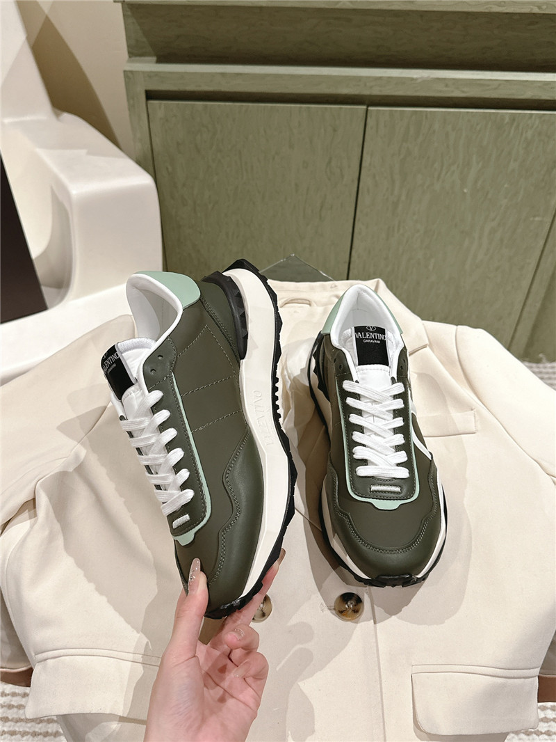 Va1e*ntin0 women’s green sneakers