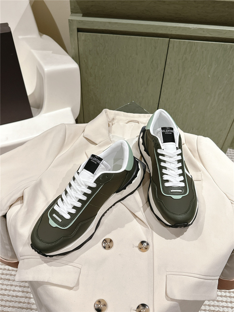 Va1e*ntin0 women’s green sneakers