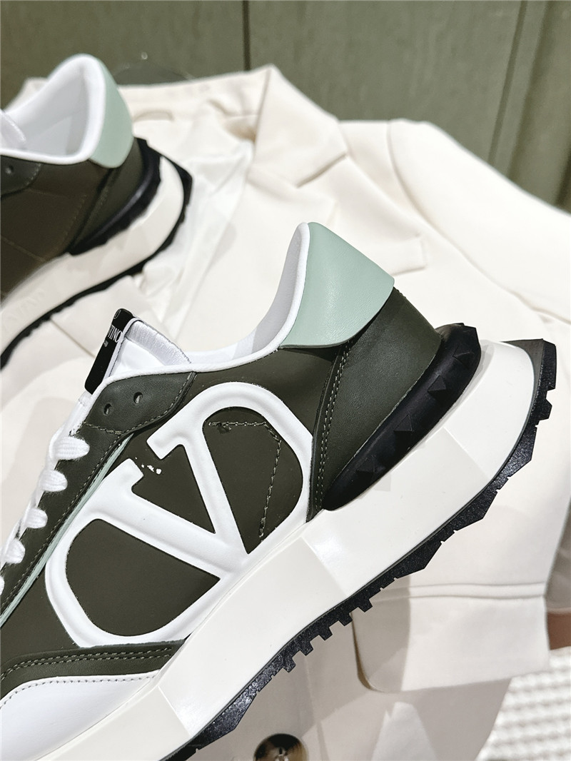 Va1e*ntin0 women’s green sneakers