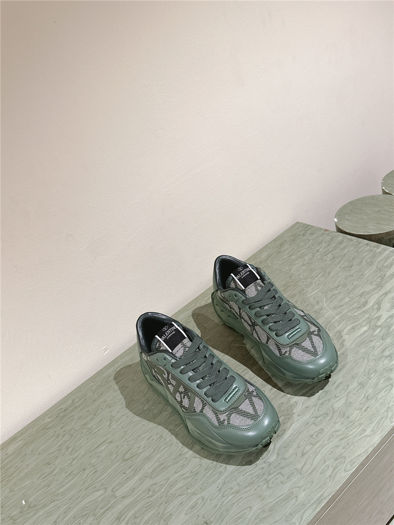 Va1e*ntin0 women green sneakers