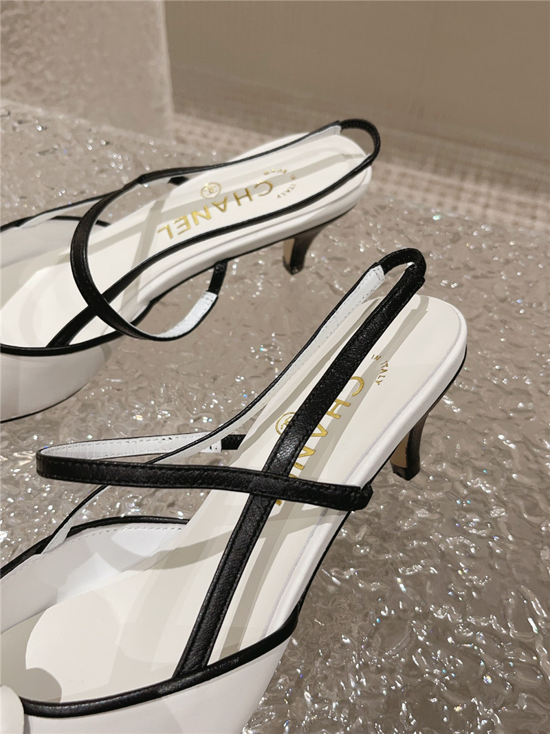 ch**el small square toe high heels Marg*e1a replica shoes