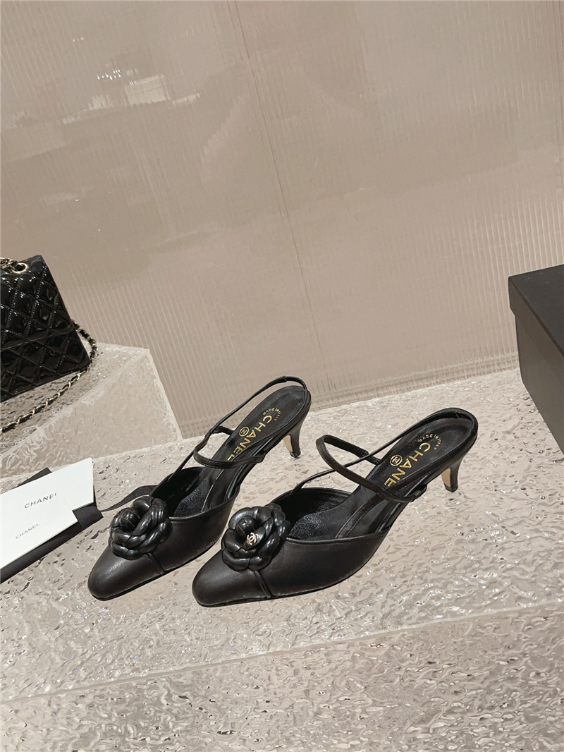 ch**el small square toe high heels Marg*e1a replica shoes