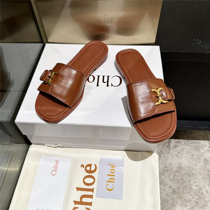 chloé leather slippers ma1s0n Marg*e1a replica shoes