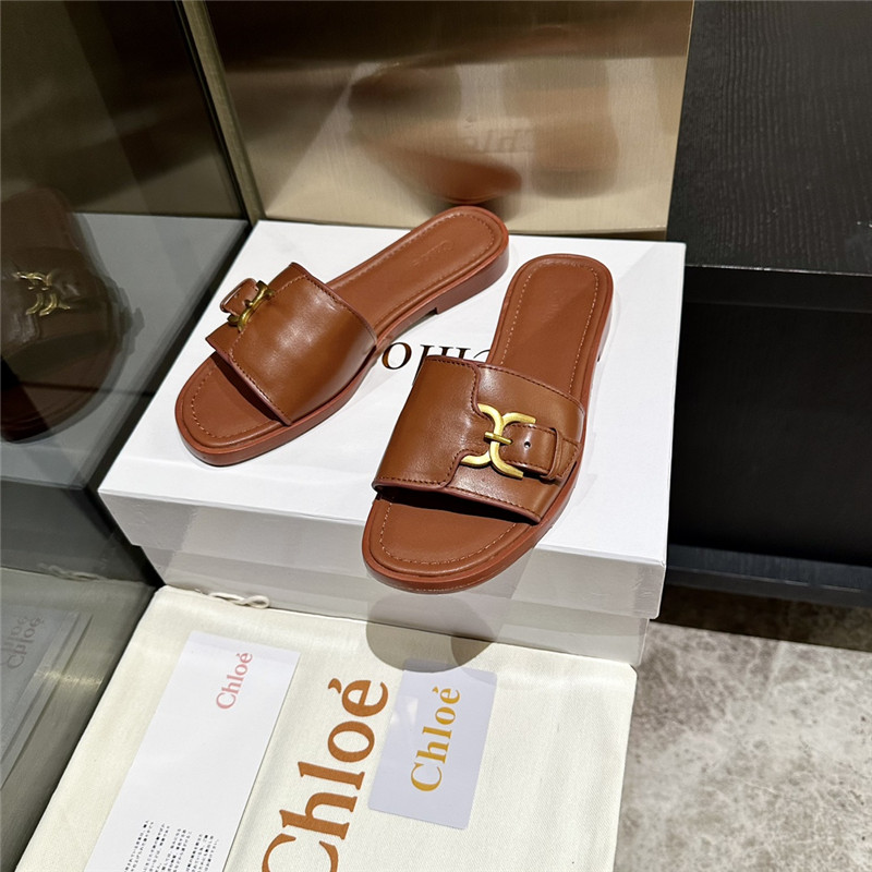 chloé leather slippers ma1s0n Marg*e1a replica shoes