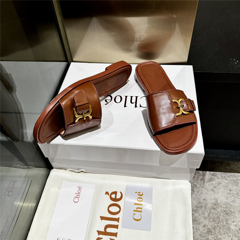 chloé leather slippers ma1s0n Marg*e1a replica shoes
