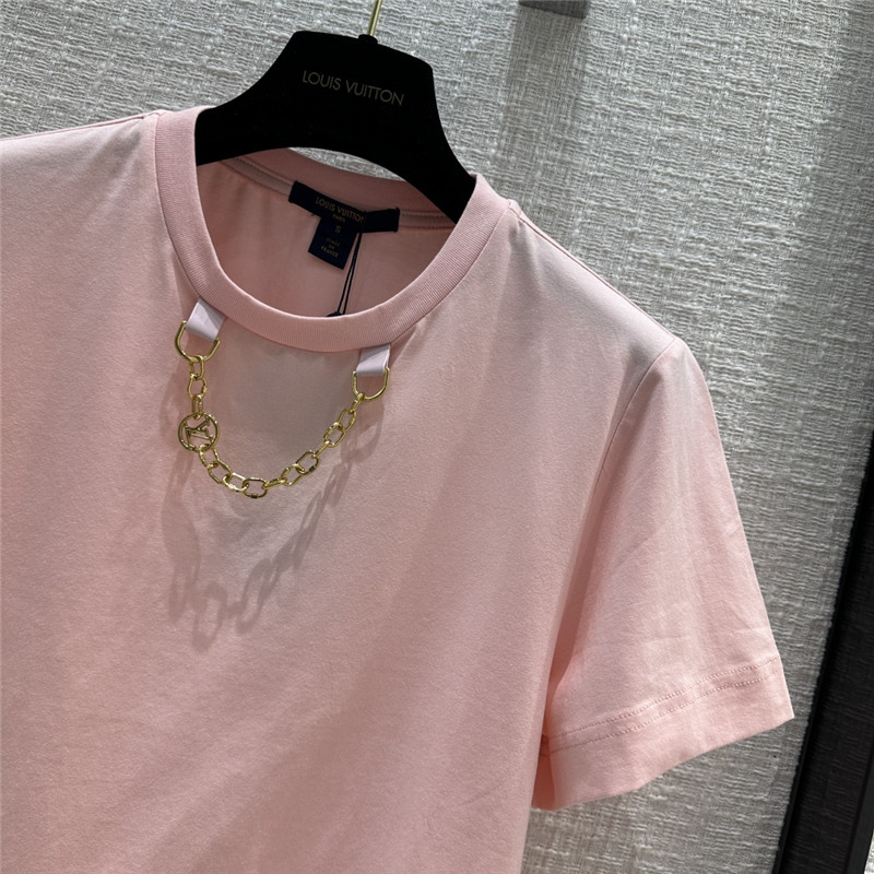 l0vis Vvtt0n lv girly pink t-shirt replica clothing sites