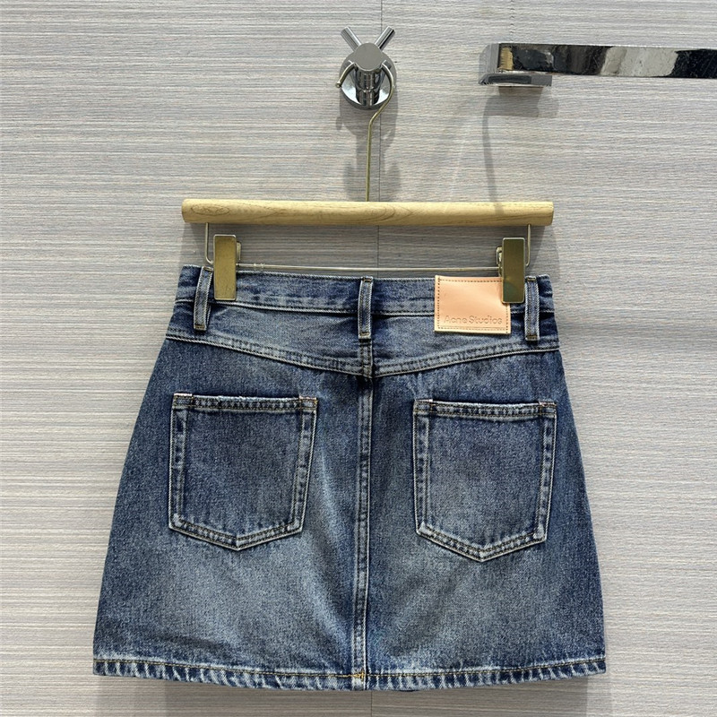 acne studios washed denim skirt replica clothing sites