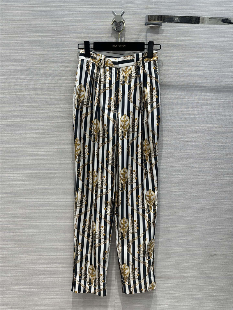 l0vis Vvtt0n lv silk straight pants replica designer clothing websites