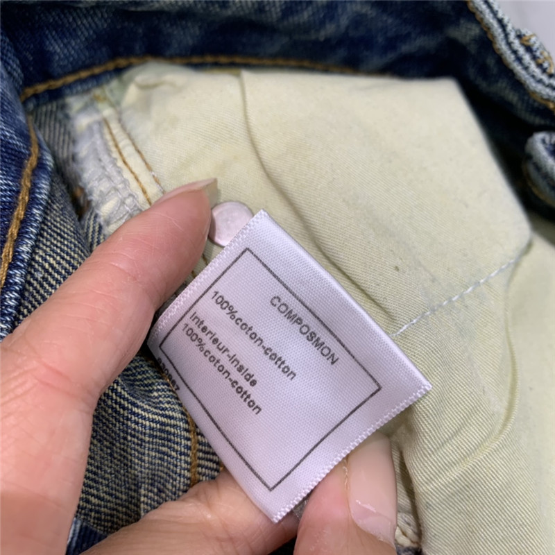 m1um1u hot D1am0nd straight denim trousers replicas clothes