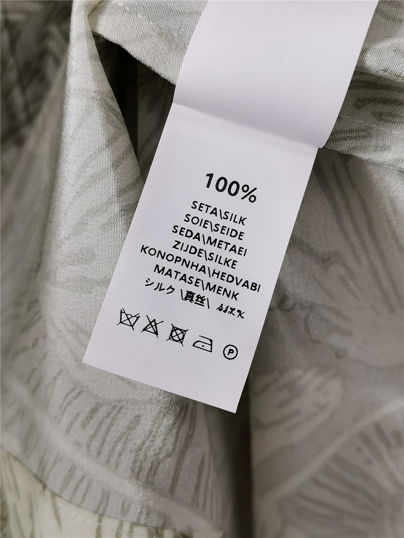 BC silk screen silk silk lace-up shirt dress replica clothing