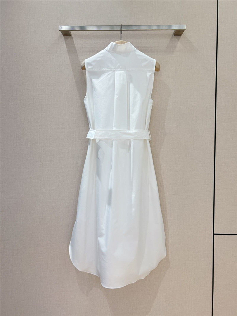 D10r sleeveless belted shirt dress replica designer clothes