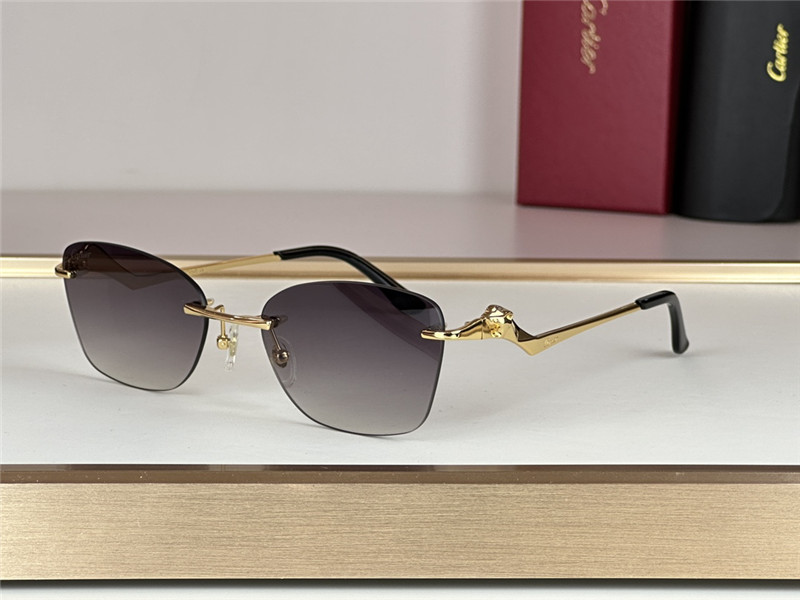 Ca*t1er classic leopard head series sunglasses