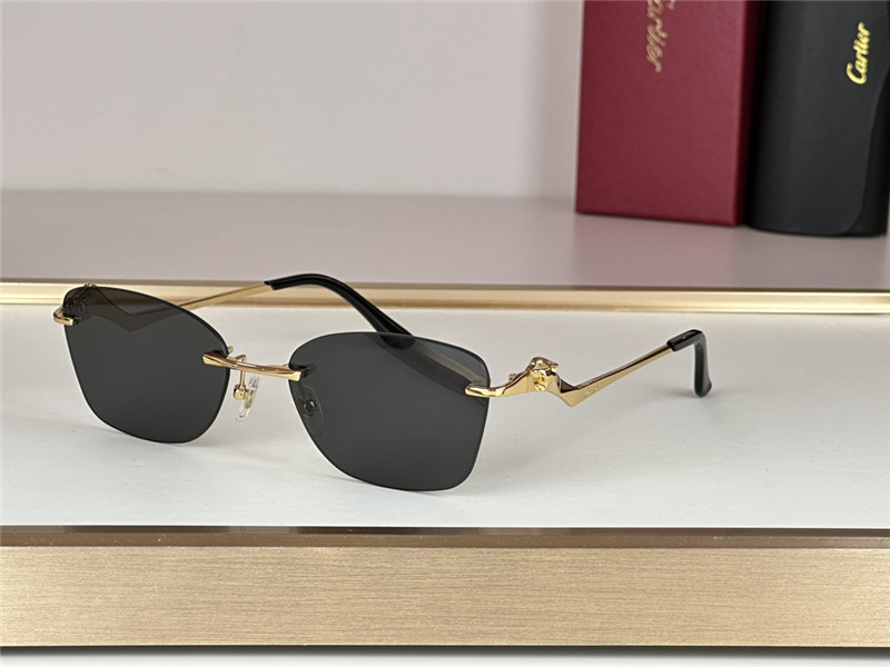 Ca*t1er classic leopard head series sunglasses