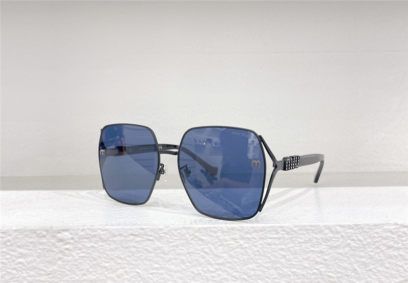 M1um1u hollow square sunglasses