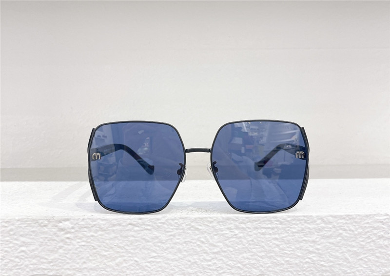 M1um1u hollow square sunglasses