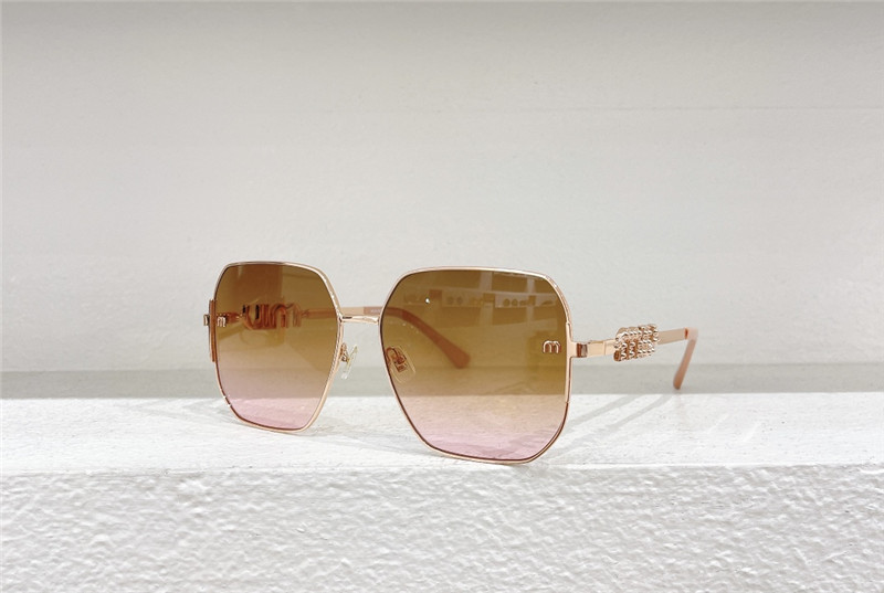 M1um1u large square frame sunglasses