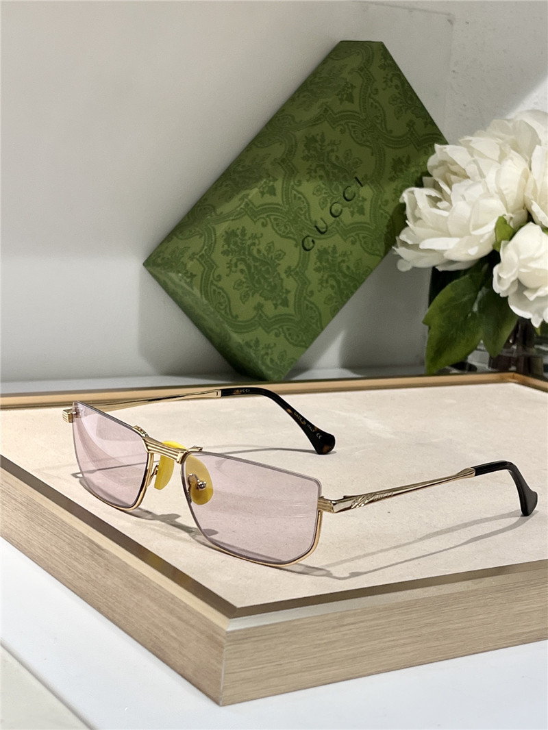 Gvc*1 rectangular frame sunglasses