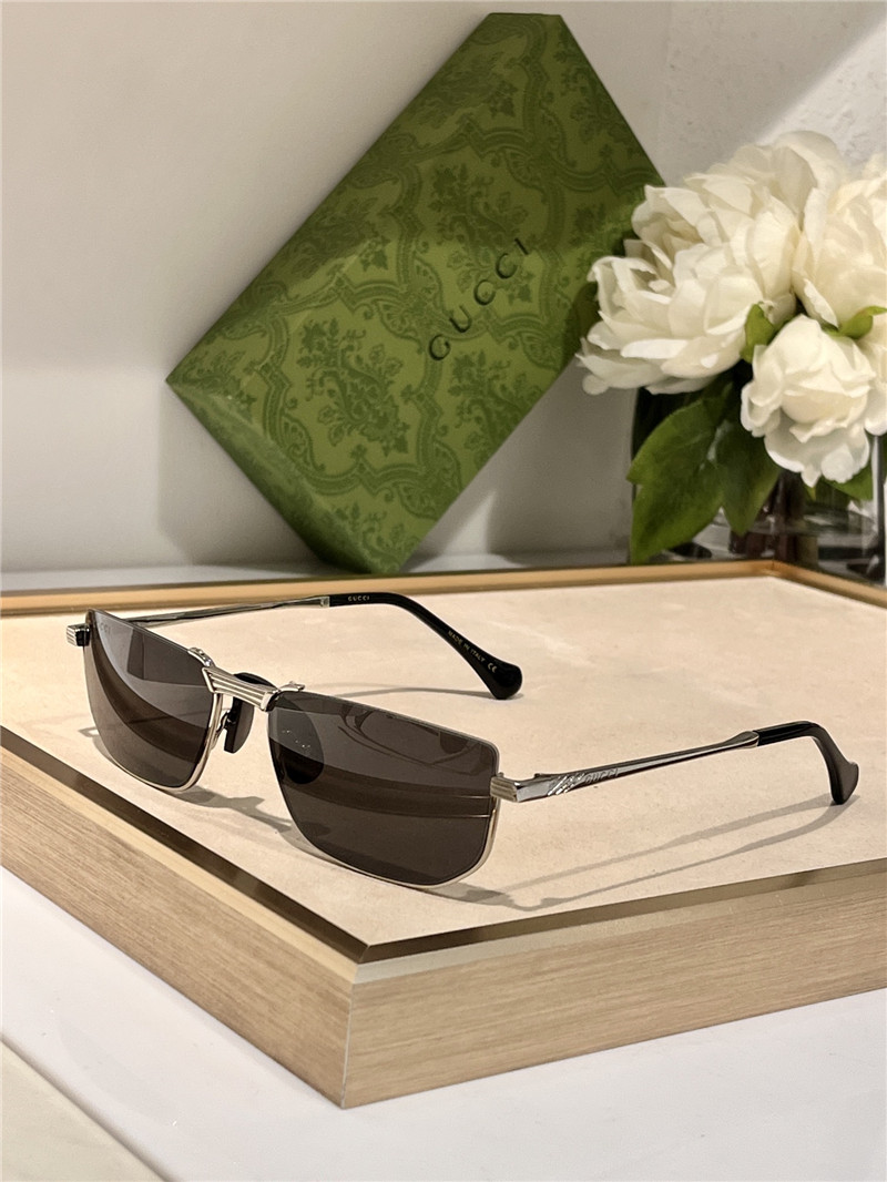 Gvc*1 rectangular frame sunglasses