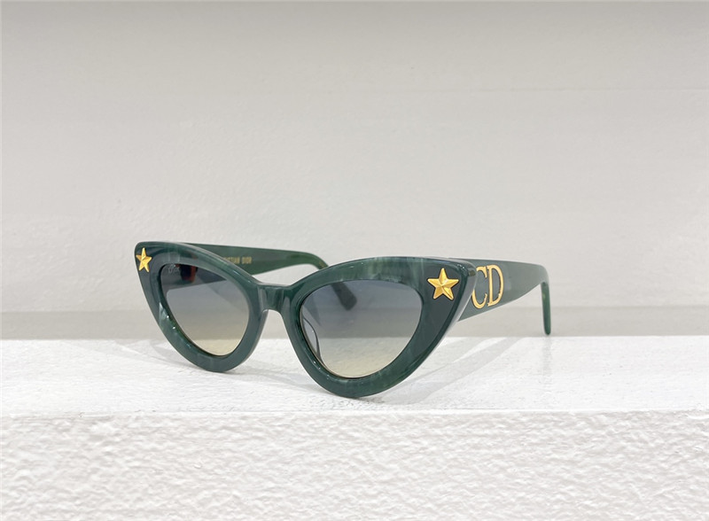 D10r cat eye star sunglasses