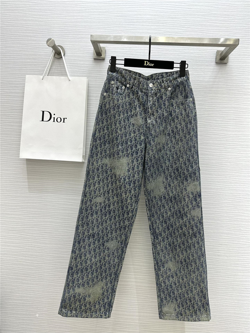 D10r mid-high waist presbyopic straight jeans replica clothing