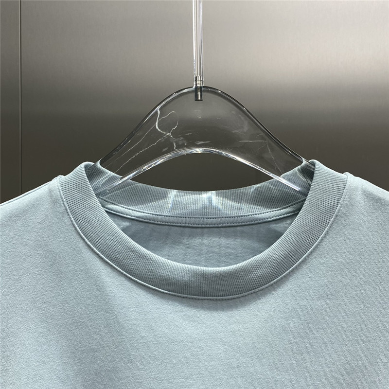 A1exa*der wang letter logo round neck t-shirt replicas clothes