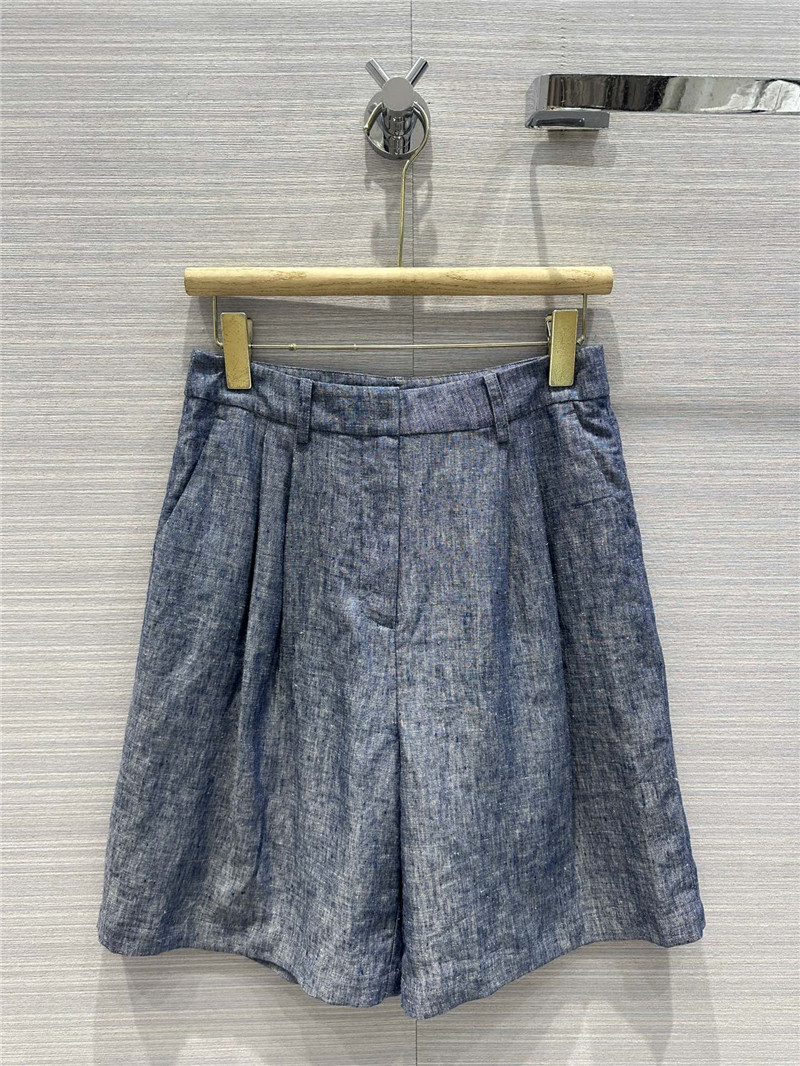 The R0w cotton and linen suit shorts replica clothing sites