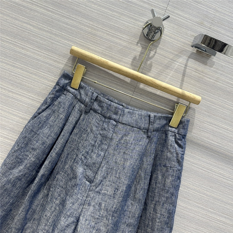 The R0w cotton and linen suit shorts replica clothing sites