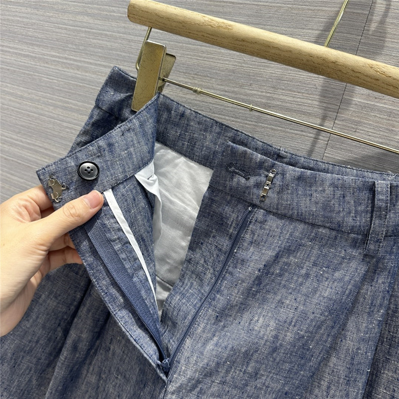 The R0w cotton and linen suit shorts replica clothing sites
