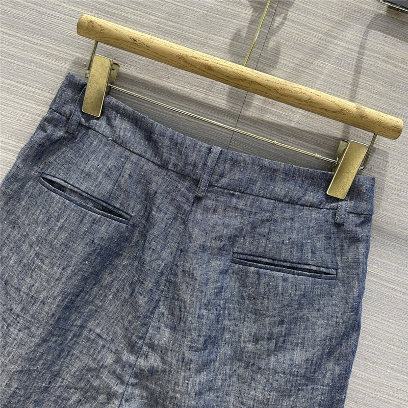 The R0w cotton and linen suit shorts replica clothing sites