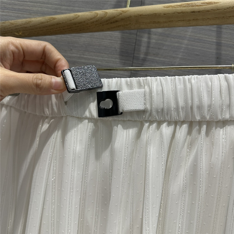 BC silver stripe long skirt replica d&g clothing