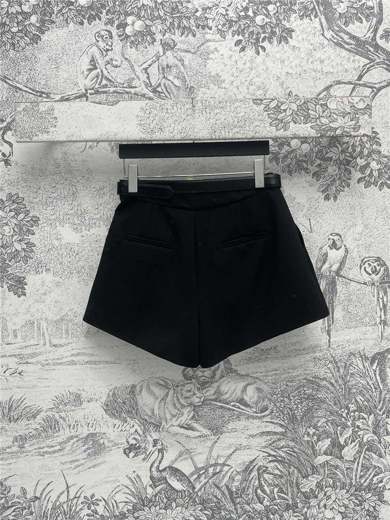Y51 metallic logo belt shorts replica designer clothing websites