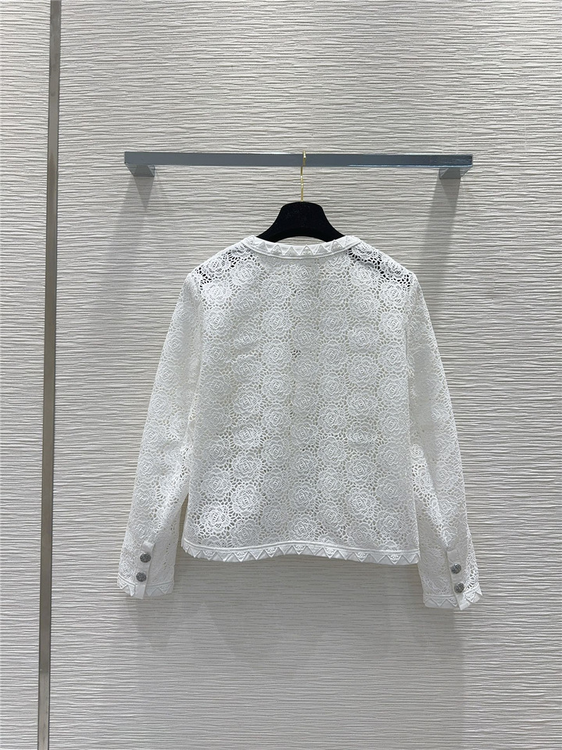 Ch**el water soluble flower jacket replica designer clothes