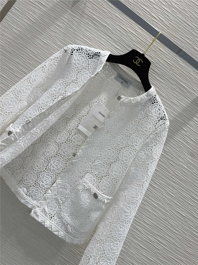 Ch**el water soluble flower jacket replica designer clothes