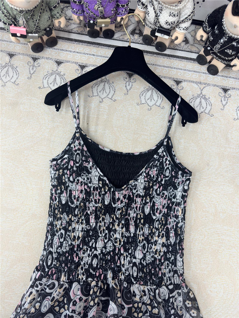 Ch**el suspender dress replica designer clothes